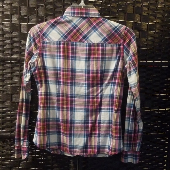 (🏷2/20)Multicolored Plaid L/S Shirt - Picture 2 of 5
